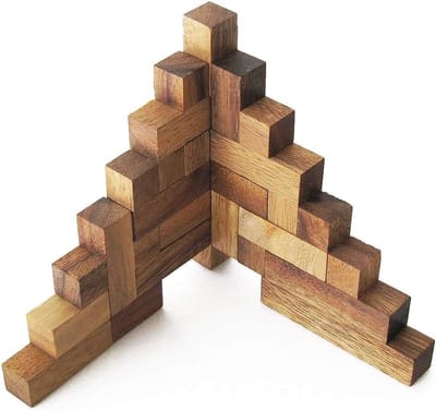 Pentamino Yasumi Puzzel - Bouwspel vanaf 8 jaar met Moeilijkheidsgraad 6/6 van Massief Hout volgens CE-normen