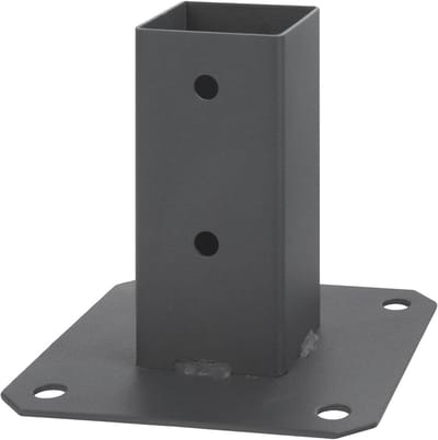 Opschroefhuls voor houten palen - 70 x 70 mm - duurzame paaldrager en grondanker