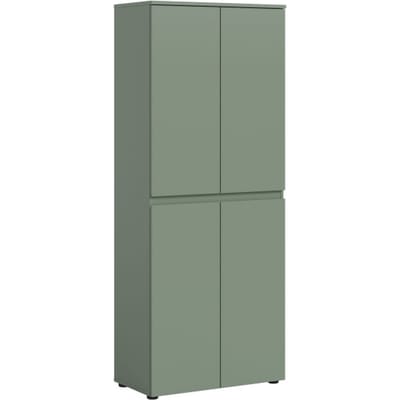 Furnilux Universele kast in rookgroen 7 verstelbare planken en kledingstang 70x175x37