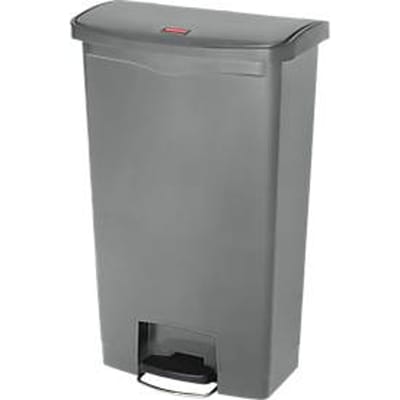 Pedaalemmer Slim Jim®, kunststof, volume 68 liter, grijs
