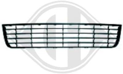 Ventilatierooster Bumper - Grille Afdekking - Auto Onderhoud - Vervangingsdeel Midden - 77 x 17 cm - Zwart Zilver