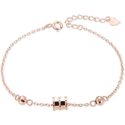 Nieuwe Eenvoudige Mode Accessoires S925 Zilver Roségoud Verguld Kleine Taille Armband Vrouwen beige