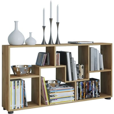 Houten dressoir Plank Ruimteverdeler Staande plank Decoratieve opslag Ladekast Pintal