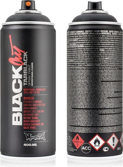 Montana BLACKOUT Tarblack 400ml spuitbus