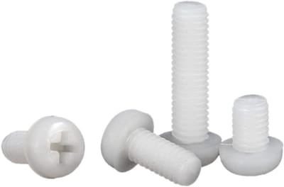 Kruiskop Rond Hoofd Nylon Schroeven M2.5x5mm - 100 Stuks, Ideaal voor Elektronica en Meubelmontage