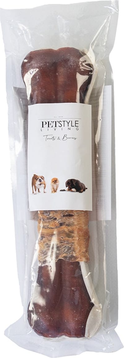 Petstyleliving Meerkleurig geperst bot met kip 26cm - Hondensnacks
