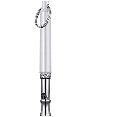Hondenfluitje Ultrasoon (1 stuk, Wit) + GRATIS Keycord - Ideaal voor Jachthonden & Training - Krachtig & Effectief Ultrasoon Hondenfluitje - Onmisbaar Hondenaccessoire voor Elk Huisdierbezitter