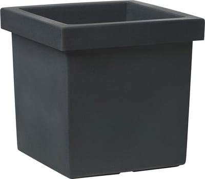 Elezza Gemini Plantenbak L35 x B35 x H34 cm - Antraciet