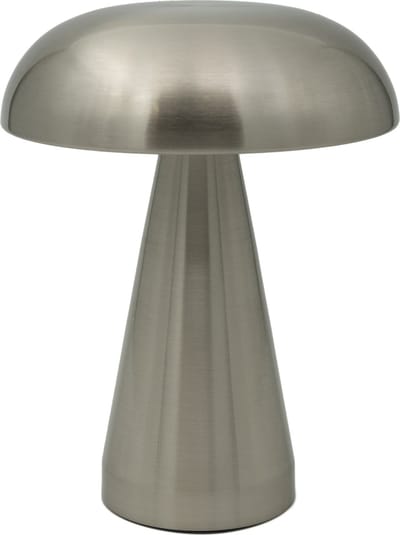Luxus Europe - Tafellamp Touch Sofia Zilver - Draadloze LED Tafellamp Binnen - USB-C Oplaadbaar - Touchbediening - Dimbaar - 3 Lichtkleuren