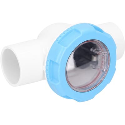 Clapet anti-retour visible 2 pouces Accessoires anti-refoulement pour piscine Tuyau unidirectionnel