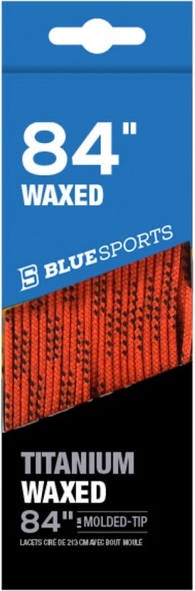 Blue Sports - waxed veters 84inch - 213cm oranje voor ijshockeyschaats