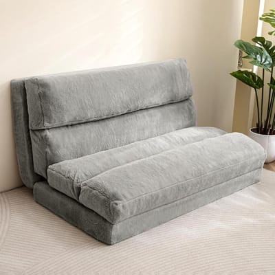 Opvouwbare Zitzak Bed Matras voor Volwassenen – Extra Dikke Vloermatras, 135 x 240 cm