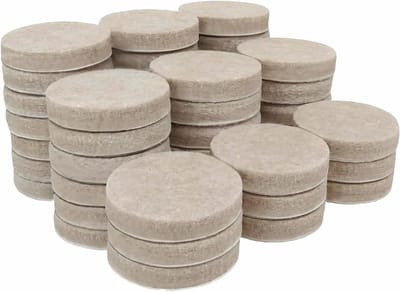 Vilten Meubelpads - Viltjes voor Meubels - Vloeren Beschermen - Zelfklevend Heavy Duty - 48 stuks - Beige