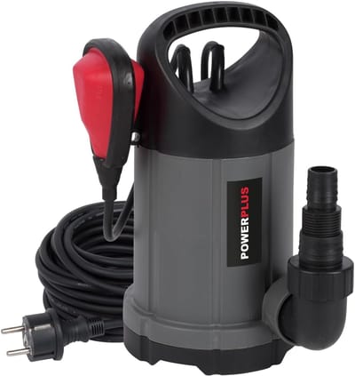 Elektrische Waterpomp - Dompelpomp - Water Verplaatsen - Krachtige 250W Motor - 5000 L/U - Grijs