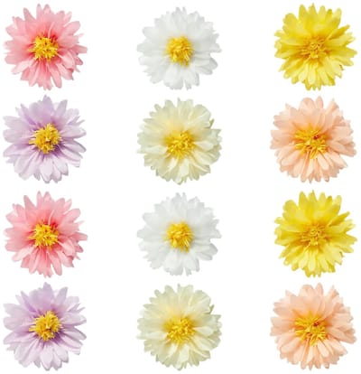 Papieren bloemen, pompons van zijdepapier voor decoraties, papieren bloembalset, papieren pompons, papieren decoraties voor bruiloft, feest, verjaardag, feest, tuin, babyshower