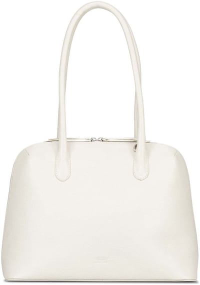 Jost Vika Schoudertas Leder 38 cm - Dames - offwhite