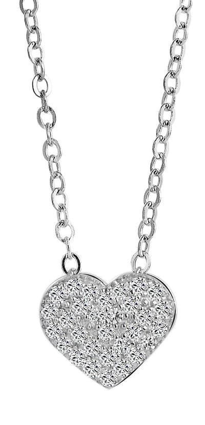 AKZENT Akzent dames ketting met hanger "Conni" aus 925 Sterlingzilver, gerhodineerd, duurzaam