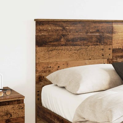vidaXL - Hoofdbord - Oudhout - 100 - cm - Geconstrueerd - hout