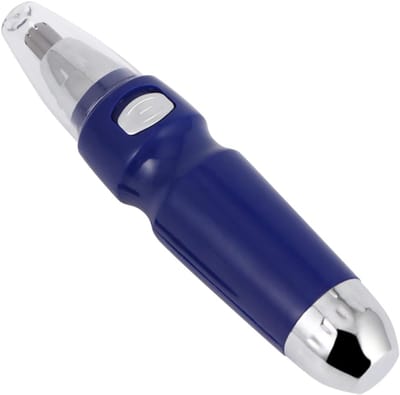 Elektrische Trimmer - Gezichtsverzorging Apparaat - Verzorging Oor Neus - Veiligheidskegelkop - 13.5 x 3 cm - Blauw