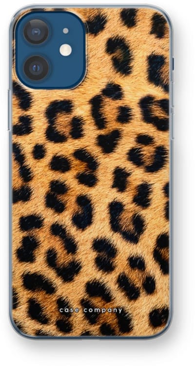 Case Company® - Hoesje geschikt voor iPhone 12 hoesje - Luipaard - Soft Cover Telefoonhoesje - Bescherming aan alle Kanten en Schermrand
