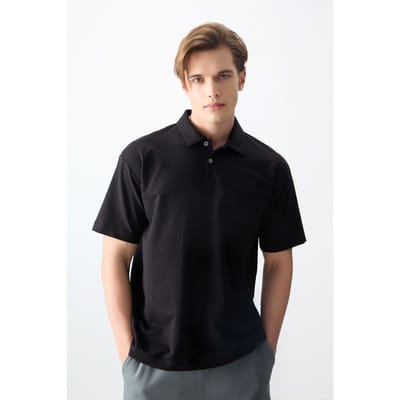 Oversized Polokraag T-Shirt