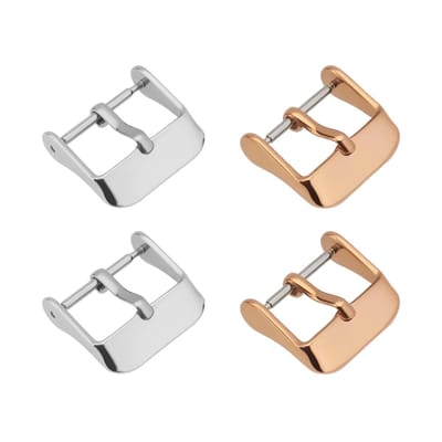 Allecto - Horlogeband gesp - Vervangende gesp - Roestvrij staal - Geschikt voor Seiko - Compatibel met Grand Seiko - 16/18 mm