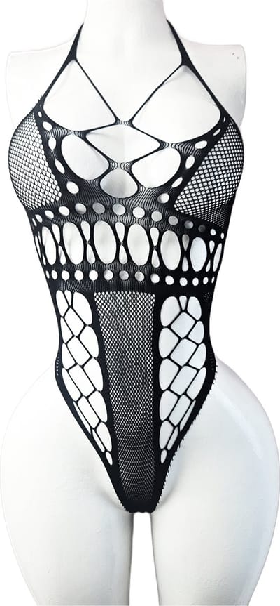 BamBella ® - Panty pak -Onesize - body suit - Dames - Onesize - sexy Erotische jumpsuit van kant lingerie