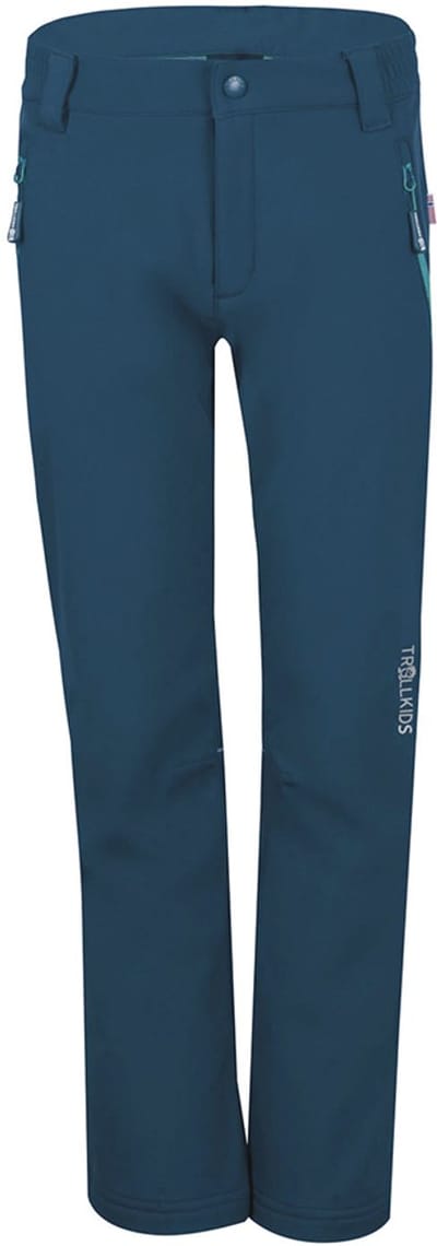 Trollkids Fjell Softshell Broek Blauw 110 cm Jongen