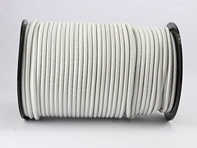 Elastisch Expander Touw Wit 8mm - 20 Meter Robuust Rubberen Spankabel voor Zeil en Kamperen