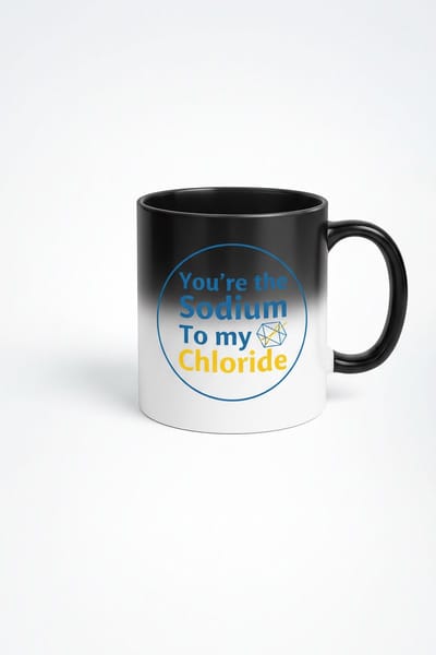 Magische Mok Natrium Chloride | Warmtegevoelige Chemie Liefdesmok | Uniek Valentijn Cadeau