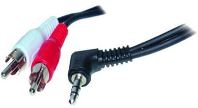 3,5mm Jack haaks - Tulp stereo audio kabel - 1,5 meter