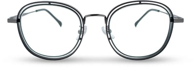 BL Double Round Black - Blauw licht bril - Blue light glasses - Computer bril