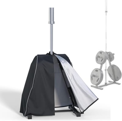 Halterhoes - Gewichtrek Cover - Opslag Beschermen - Waterdicht Oxford Doek - 47 x 20 x 35 Inch - Zwart
