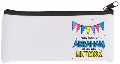 Akyol - eindelijk abraham Etui - Hoera 50 jaar - 50 geworden - - verjaardagscadeau - kado - 20 bij 9 cm