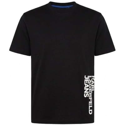 Karl Lagerfeld Jeans B2m17047 T-shirt Met Korte Mouwen Zwart S Man