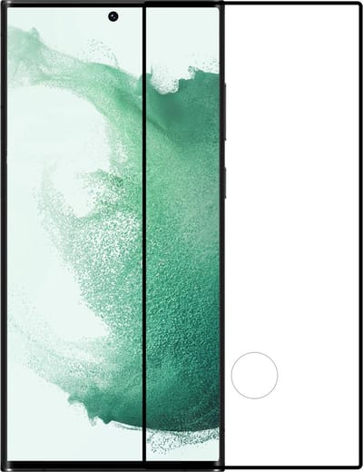 Screenprotector Geschikt voor Samsung Galaxy S22 Ultra - Full Cover - Beschermglas - Gehard Glas - Tempered Glass - Screen Protector