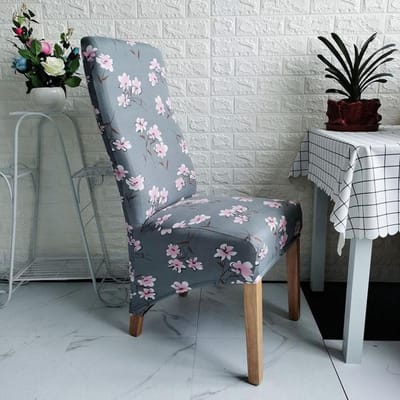 Lange Rug XL Maat Stoelhoes Spandex Stretch Europese Uitstraling Stijl Extra Grote Maat Zitting Eetkamerstoelhoezen Restaurant Hotel Feest Banket 1 piece