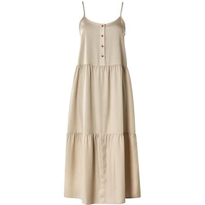 ESMARA Dames midijurk (Beige, 34)