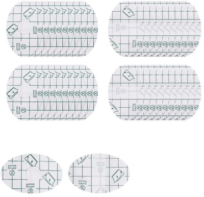 Dailygoods - 140 Stuks Waterdichte Oorstickers voor Douchegebruik