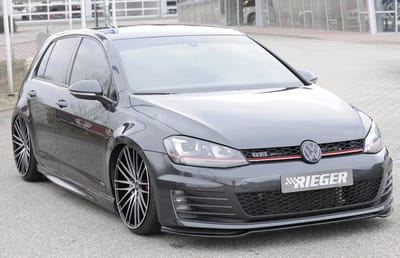 RIEGER - VOLKSWAGEN GOLF 7 GTI - RIEGER PERFORMANCE FRONT SPLITTER - GLOSS BLACK
