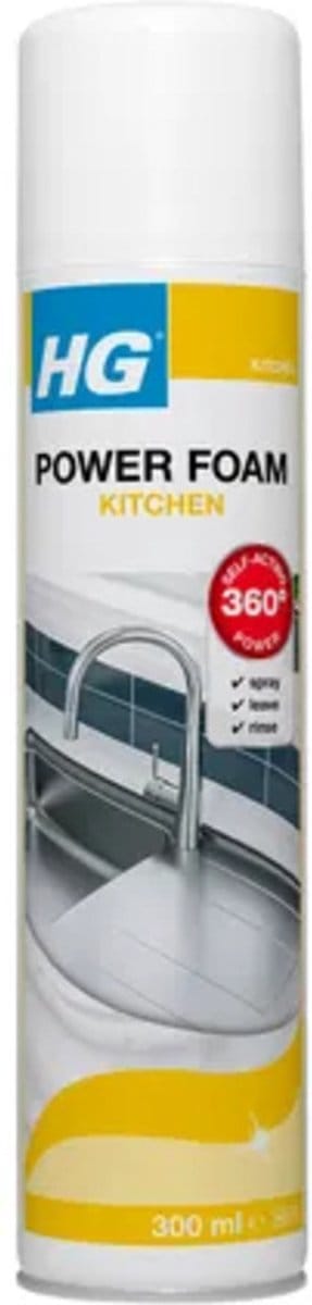 x6 HG Power foam keuken reinigend schuim 300ml