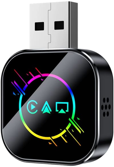 Geschikt voor Carplay – 3-in-1 Smart Mirror Link USB-adapter – Bedrade Carplay naar Draadloze Plug-and-Play – Android Auto A