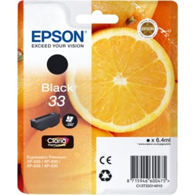 Epson Inktcartridge 33 (C13T33314012) Zwart