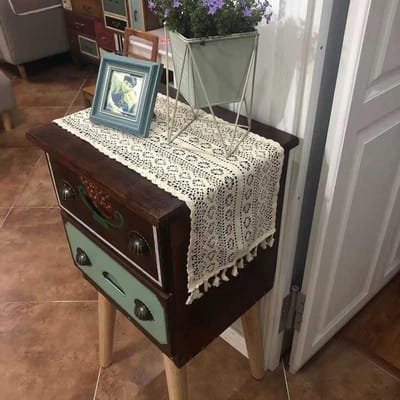 Tafelloper Rechthoekige Gehaakte Kant Elegante Hollow Mesh Tafelkleed Voor Rustieke Boho Bruiloft Decor Bruids & Baby Show