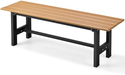 Tuinbank – Tuinbankjes weerbestendig - Tuinbanken - Loungebank - Balkon Set - Buitenbank - Bruin - 2 personen