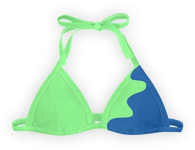 Sea'sons Official - Kleurveranderend - Bikini Top - Blauw-Groen - XL