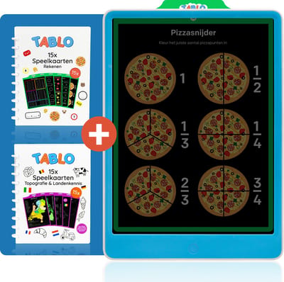 Tablo® - Topo & Rekenen Combi - Tekentablet - Educatief Speelgoed Jongens - Speelgoed 4 jaar - 5 jaar - 6 jaar - 7 jaar - Kinderspeelgoed - Speelgoed Jongen - Jongen Speelgoed - Speelgoed voor Onderweg - Cadeau Jongen - Leerzaam Speelgoed - 7 jaar