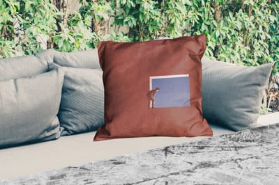 Sierkussen Buiten - Man - Vintage - Design - 60x60 cm - Weerbestendig