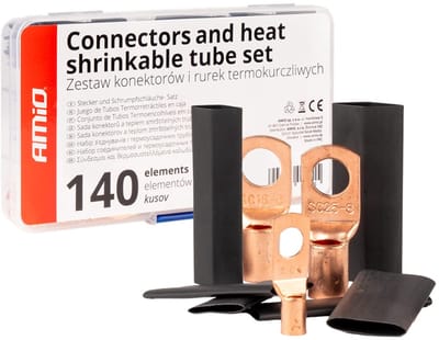 Connector- en Krimpkousset – 140-delige Kabeloog- en Krimpset