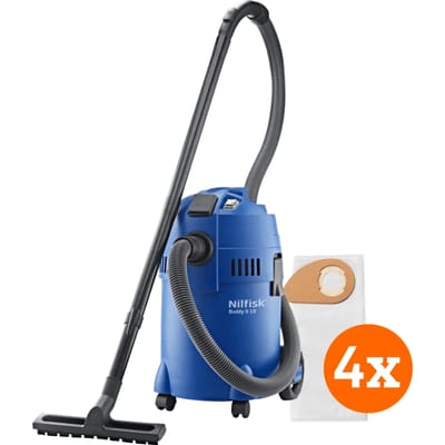 Nilfisk Buddy II 18 T + Nilfisk Stofzakken voor Buddy II (4x)